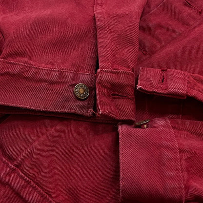 【中古品】【メンズ】 LEVI'S リーバイス 90's USA製 DENIM JACKET 70598-0787 90年代 アメリカ デニム ジャケット アウター ジーンズ ジャケット 145-260630-sa-21-tei サイズ：XL カラー：レッド 万代Net店