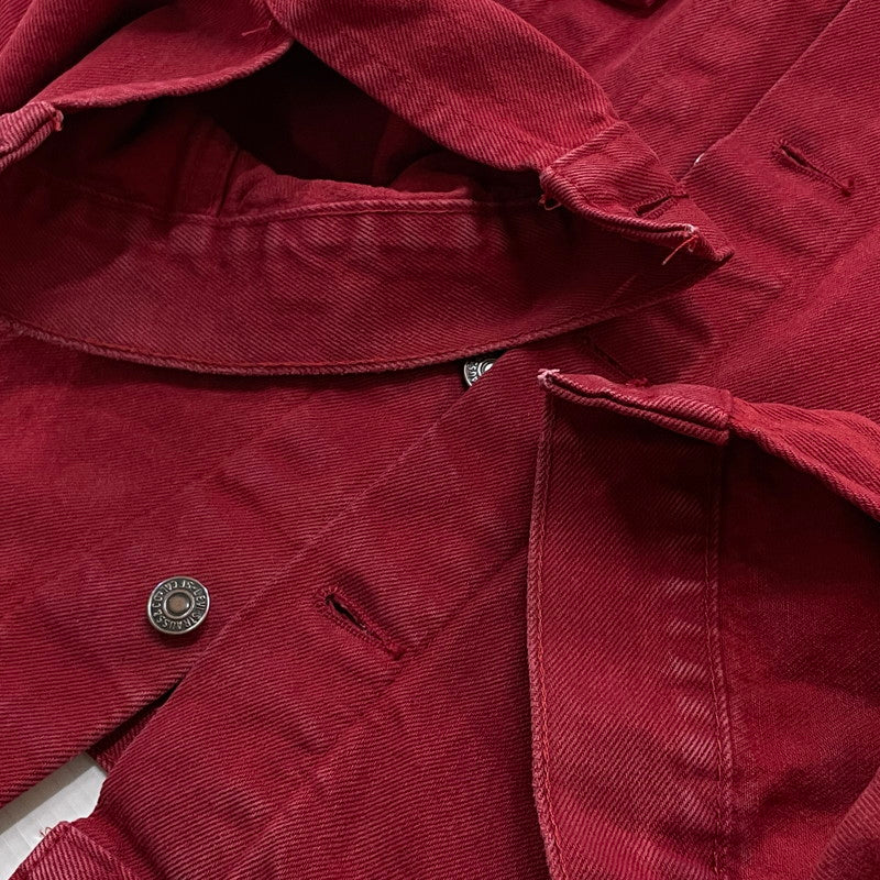 【中古品】【メンズ】 LEVI'S リーバイス 90's USA製 DENIM JACKET 70598-0787 90年代 アメリカ デニム ジャケット アウター ジーンズ ジャケット 145-260630-sa-21-tei サイズ：XL カラー：レッド 万代Net店