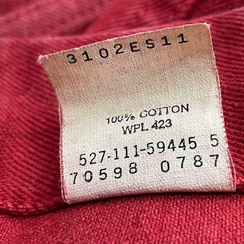 【中古品】【メンズ】 LEVI'S リーバイス 90's USA製 DENIM JACKET 70598-0787 90年代 アメリカ デニム ジャケット アウター ジーンズ ジャケット 145-260630-sa-21-tei サイズ：XL カラー：レッド 万代Net店