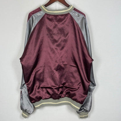 【中古品】【メンズ】 GDC ジーディージー POLAR BARE SOUVENIR JACKET 白熊 スカジャン アウター リバーシブル 145-260630-sa-20-tei サイズ：XL カラー：ネイビー 万代Net店