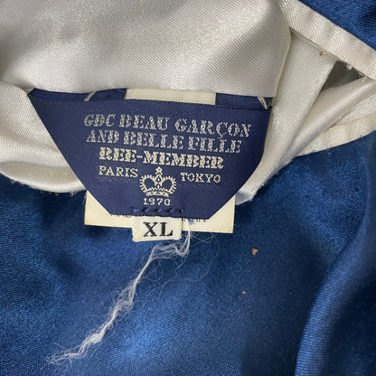 【中古品】【メンズ】 GDC ジーディージー POLAR BARE SOUVENIR JACKET 白熊 スカジャン アウター リバーシブル 145-260630-sa-20-tei サイズ：XL カラー：ネイビー 万代Net店