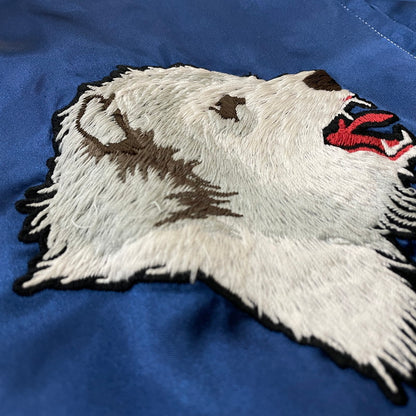【中古品】【メンズ】 GDC ジーディージー POLAR BARE SOUVENIR JACKET 白熊 スカジャン アウター リバーシブル 145-260630-sa-20-tei サイズ：XL カラー：ネイビー 万代Net店
