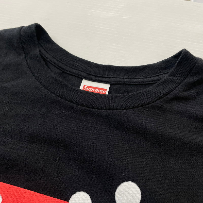 【中古品】【メンズ】 SUPREME シュプリーム STICK TEE スティック Ｔシャツ 半袖 トップス 148-260630-sa-18-tei サイズ：L カラー：ブラック 万代Net店