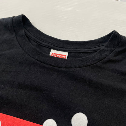 【中古品】【メンズ】 SUPREME シュプリーム STICK TEE スティック Ｔシャツ 半袖 トップス 148-260630-sa-18-tei サイズ：L カラー：ブラック 万代Net店
