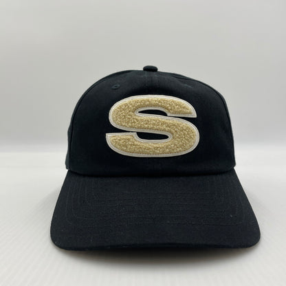 【中古品】【メンズ】 STUSSY ステューシー CHENILLE S LOW PRO CAP 1311061 シェニール ロー プロ キャップ 帽子 185-260704-yo-09-tei サイズ：FREE カラー：ブラック 万代Net店
