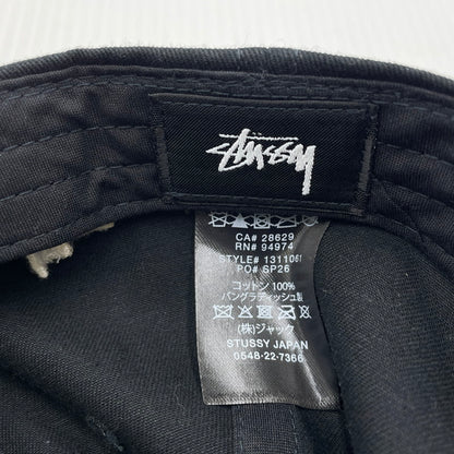 【中古品】【メンズ】 STUSSY ステューシー CHENILLE S LOW PRO CAP 1311061 シェニール ロー プロ キャップ 帽子 185-260704-yo-09-tei サイズ：FREE カラー：ブラック 万代Net店