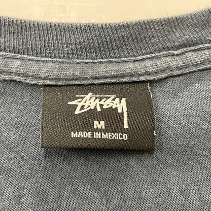 【中古品】【メンズ】 STUSSY ステューシー LOGO TEE ロゴ Ｔシャツ 半袖 トップス 142-260630-sa-09-tei サイズ：M カラー：ネイビー 万代Net店