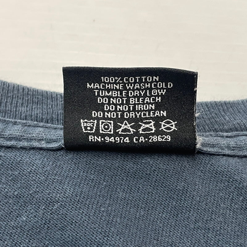 【中古品】【メンズ】 STUSSY ステューシー LOGO TEE ロゴ Ｔシャツ 半袖 トップス 142-260630-sa-09-tei サイズ：M カラー：ネイビー 万代Net店