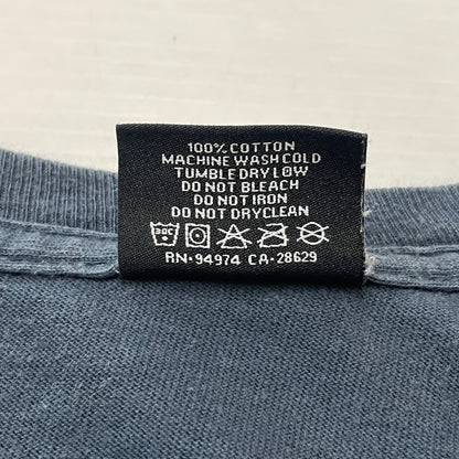 【中古品】【メンズ】 STUSSY ステューシー LOGO TEE ロゴ Ｔシャツ 半袖 トップス 142-260630-sa-09-tei サイズ：M カラー：ネイビー 万代Net店