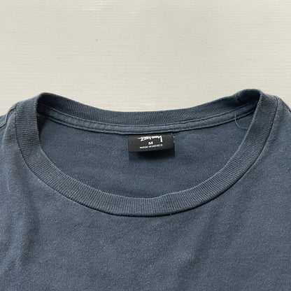 【中古品】【メンズ】 STUSSY ステューシー LOGO TEE ロゴ Ｔシャツ 半袖 トップス 142-260630-sa-09-tei サイズ：M カラー：ネイビー 万代Net店