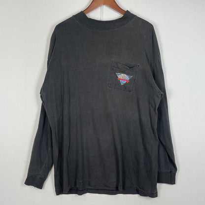 【中古品】【メンズ】 LICENSED BY HARLEY DAVIDSON ライセンスド バイ ハーレー ダビットソン MIDNIGHT RIDER L/S TEE ミッドナイト ライダー ロングスリーブ Ｔシャツ 長袖 トップス 145-260630-sa-10-tei サイズ：XL カラー：グレー 万代Net店