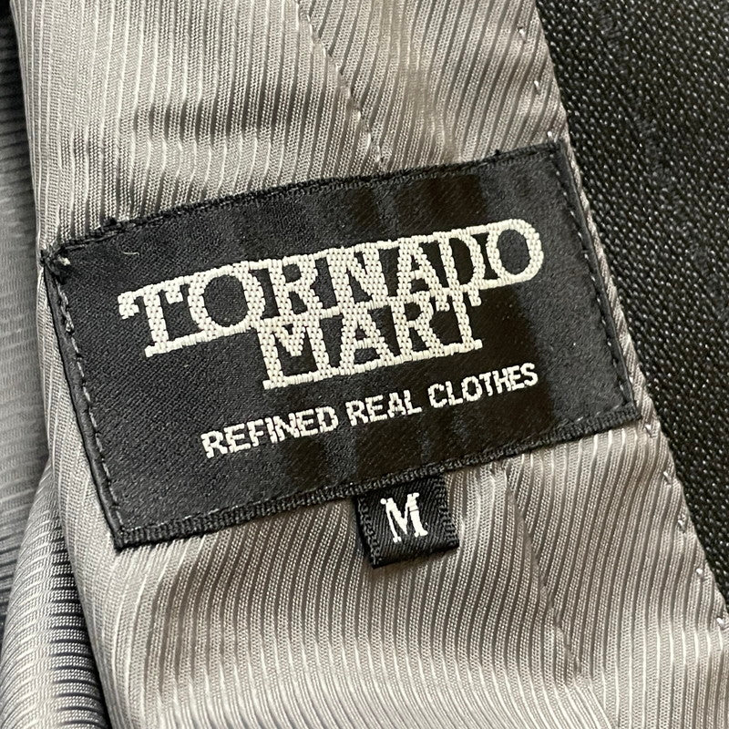 【中古品】【メンズ】 TORNADO MART トルネード マート TAILORED JACKET テーラード ジャケット アウター 140-260630-sa-07-tei サイズ：M カラー：ブラック 万代Net店