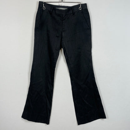 【中古品】【メンズ】 TORNADO MART トルネード マート FLARE SLACKS フレア スラックス ボトムス 151-260630-sa-08-tei サイズ：M カラー：ブラック 万代Net店