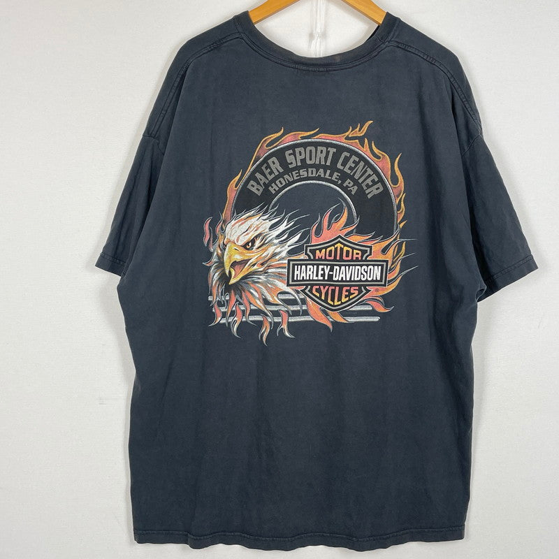 【中古品】【メンズ】 HARLEY-DAVIDSON ハーレー ダビットソン 00's USA製 POCKET TEE 2000年代 アメリカ製 ポケット Ｔシャツ 半袖 トップス 145-260630-sa-11-tei サイズ：2XL カラー：グレー 万代Net店