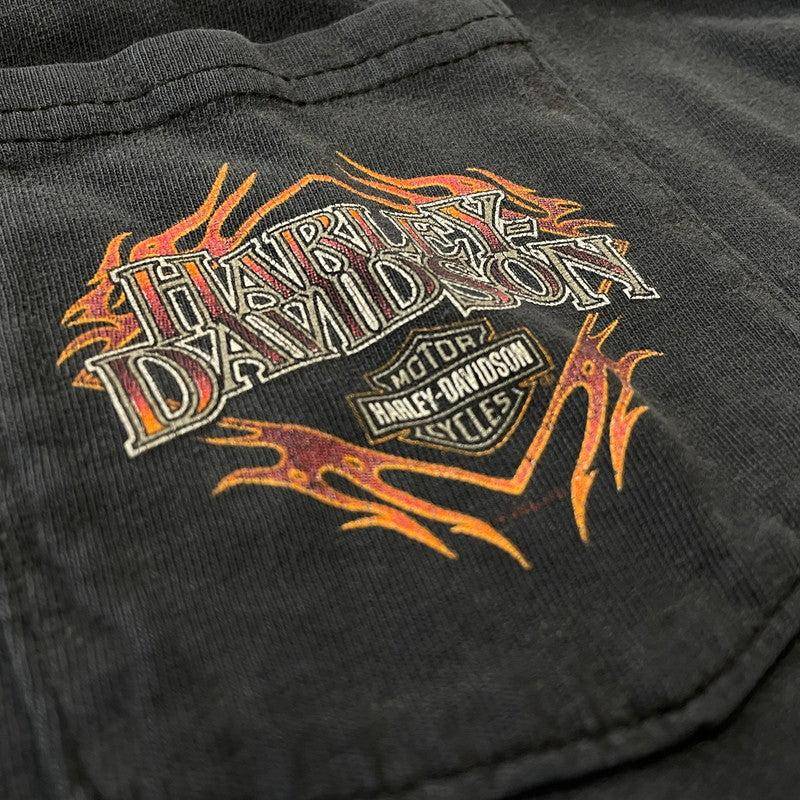 【中古品】【メンズ】 HARLEY-DAVIDSON ハーレー ダビットソン 00's USA製 POCKET TEE 2000年代 アメリカ製 ポケット Ｔシャツ 半袖 トップス 145-260630-sa-11-tei サイズ：2XL カラー：グレー 万代Net店