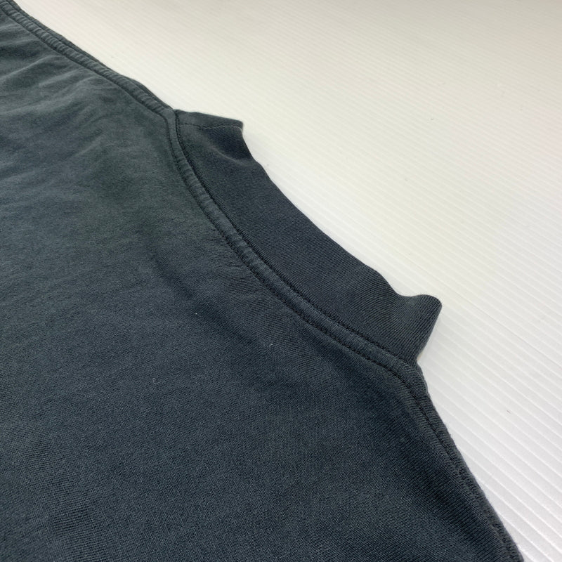 【中古品】【メンズ】 YEEZY イージー × GAP ギャップ 別注 コラボ SMALL LOGO 3/4 SLEEVE T-SHIRT 471310-04 スモール ロゴ 3/4 スリーブ Tシャツ トップス ビッグシルエット 142-260720-ko-06-tei サイズ：S カラー：ブラック 万代Net店
