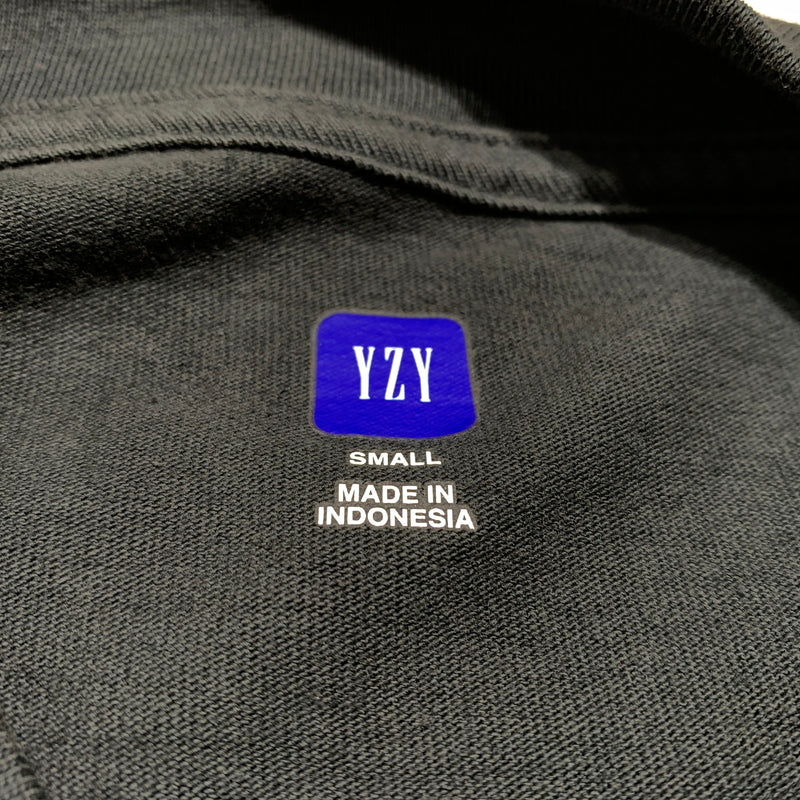 【中古品】【メンズ】 YEEZY イージー × GAP ギャップ 別注 コラボ SMALL LOGO 3/4 SLEEVE T-SHIRT 471310-04 スモール ロゴ 3/4 スリーブ Tシャツ トップス ビッグシルエット 142-260720-ko-06-tei サイズ：S カラー：ブラック 万代Net店