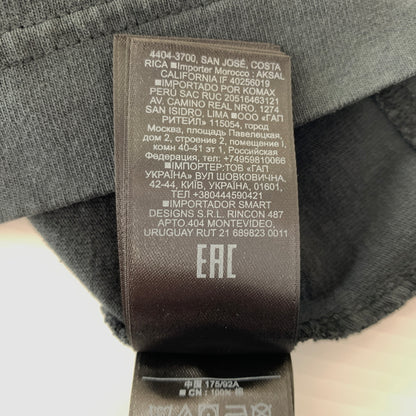 【中古品】【メンズ】 YEEZY イージー × GAP ギャップ 別注 コラボ SMALL LOGO 3/4 SLEEVE T-SHIRT 471310-04 スモール ロゴ 3/4 スリーブ Tシャツ トップス ビッグシルエット 142-260720-ko-06-tei サイズ：S カラー：ブラック 万代Net店