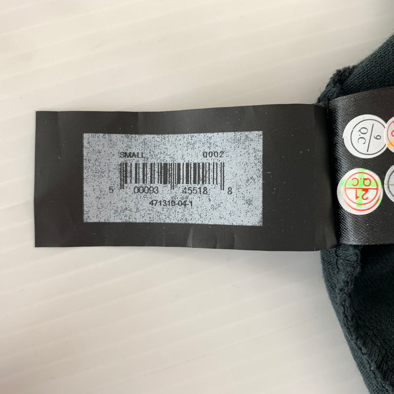 【中古品】【メンズ】 YEEZY イージー × GAP ギャップ 別注 コラボ SMALL LOGO 3/4 SLEEVE T-SHIRT 471310-04 スモール ロゴ 3/4 スリーブ Tシャツ トップス ビッグシルエット 142-260720-ko-06-tei サイズ：S カラー：ブラック 万代Net店