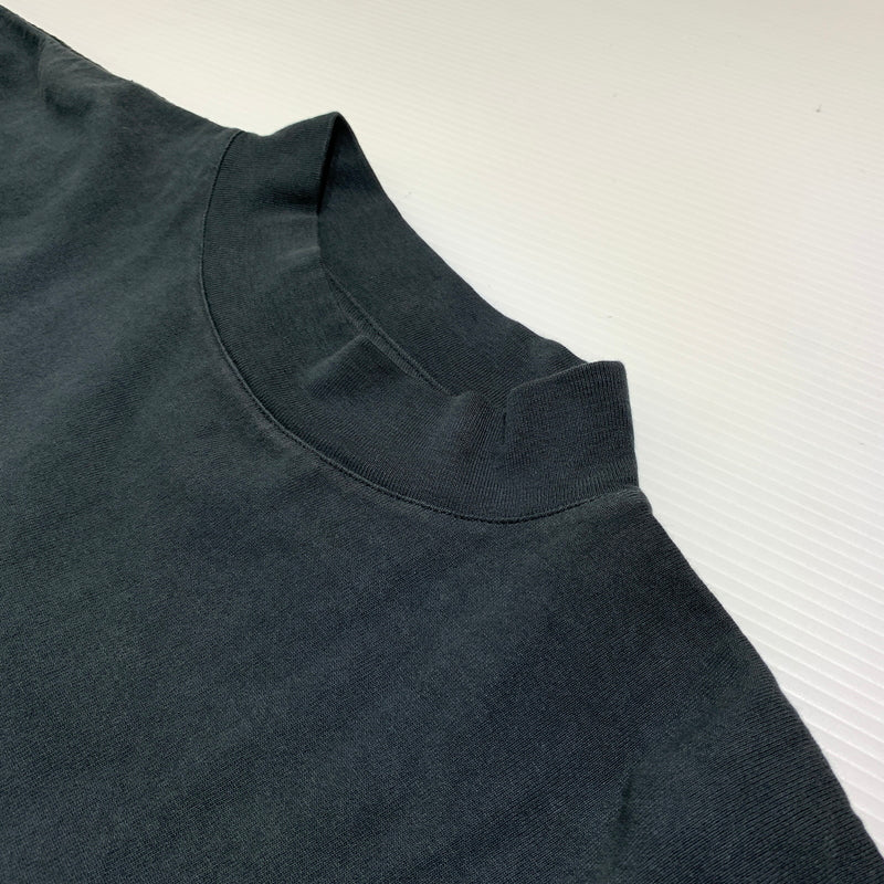 【中古品】【メンズ】 YEEZY イージー × GAP ギャップ 別注 コラボ SMALL LOGO 3/4 SLEEVE T-SHIRT 471310-04 スモール ロゴ 3/4 スリーブ Tシャツ トップス ビッグシルエット 142-260720-ko-06-tei サイズ：S カラー：ブラック 万代Net店