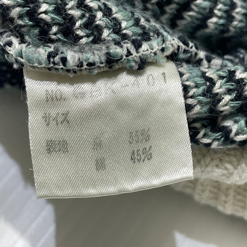【中古品】【メンズ】 FICCE YOSHIYUKI KONISHI フィッチェ ヨシユキコニシ 3D DESIGN S/S KNIT スリーディー デザイン ショートスリーブ ニット 半袖 トップス 147-260701-sa-06-tei サイズ：不明 カラー：総柄 万代Net店