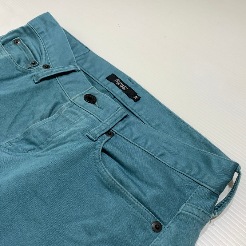 【中古品】【メンズ】 UNDERCOVER アンダーカバー × Hysterics ヒステリックス 別注 コラボ SKINNY PANTS E4519 スキニーパンツ ボトムス カラーパンツ 151-260701-ko-01-tei サイズ：30 カラー：ブルー系 万代Net店
