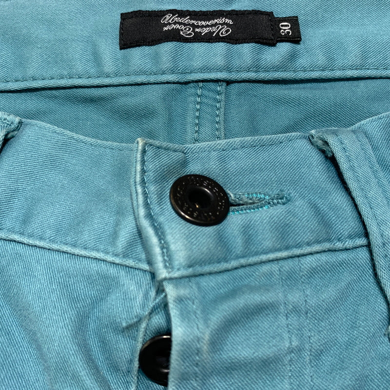 【中古品】【メンズ】 UNDERCOVER アンダーカバー × Hysterics ヒステリックス 別注 コラボ SKINNY PANTS E4519 スキニーパンツ ボトムス カラーパンツ 151-260701-ko-01-tei サイズ：30 カラー：ブルー系 万代Net店