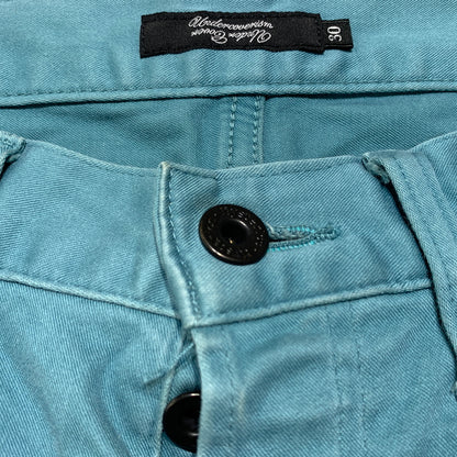 【中古品】【メンズ】 UNDERCOVER アンダーカバー × Hysterics ヒステリックス 別注 コラボ SKINNY PANTS E4519 スキニーパンツ ボトムス カラーパンツ 151-260701-ko-01-tei サイズ：30 カラー：ブルー系 万代Net店