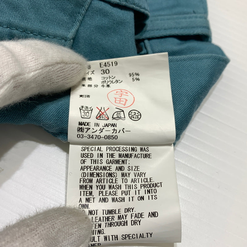 【中古品】【メンズ】 UNDERCOVER アンダーカバー × Hysterics ヒステリックス 別注 コラボ SKINNY PANTS E4519 スキニーパンツ ボトムス カラーパンツ 151-260701-ko-01-tei サイズ：30 カラー：ブルー系 万代Net店
