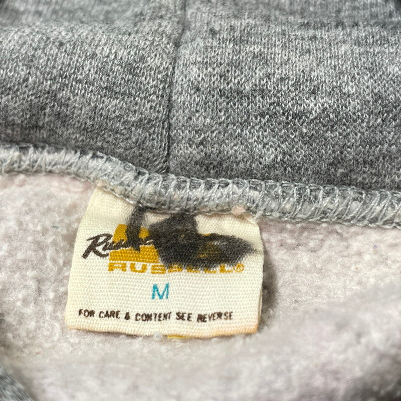 【現状渡し品】【メンズ】 RUSSELL ATHLETIC ラッセル アスレチック 80’s EVMS HOODIE 80年代 イーブイエムエス フーディー トップス プルーオーバー 金タグ 145-260701-sa-05-tei サイズ：M カラー：グレー 万代Net店