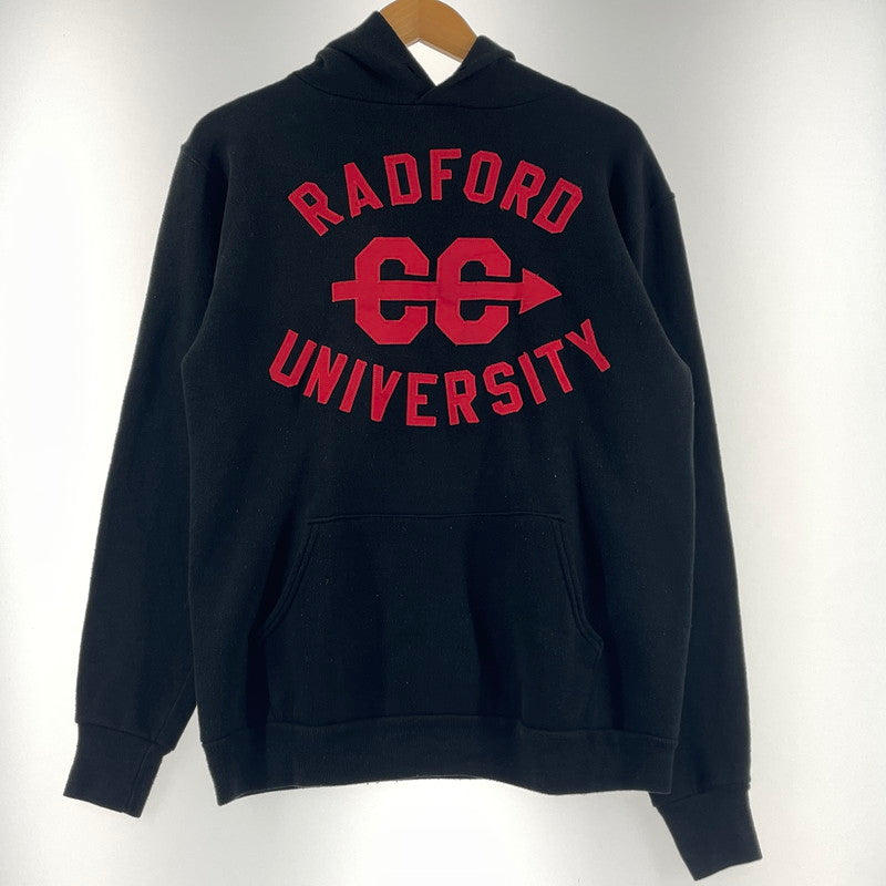 【中古品】【メンズ】 RUSSELL ATHLETIC ラッセル アスレチック 90's RADFORD UNIVERSITY HOODIE 90年代 ラドファード ユニバーシティ パーカー トップス プルーオーバー 145-260701-sa-04-tei サイズ：M カラー：ブラック 万代Net店