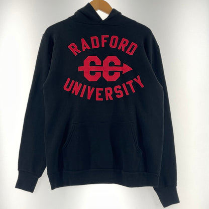 【中古品】【メンズ】 RUSSELL ATHLETIC ラッセル アスレチック 90's RADFORD UNIVERSITY HOODIE 90年代 ラドファード ユニバーシティ パーカー トップス プルーオーバー 145-260701-sa-04-tei サイズ：M カラー：ブラック 万代Net店