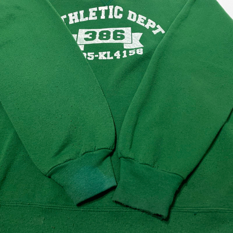 【現状渡し品】【メンズ】 RUSSELL ATHLETIC ラッセル アスレティック 90’s ATHLETIC DEPT SWEAT 90年代 アスレティック デパートメント スウェット 長袖 トップス トレーナー 145-260808-sa-06-tei サイズ：XL カラー：グリーン 万代Net店