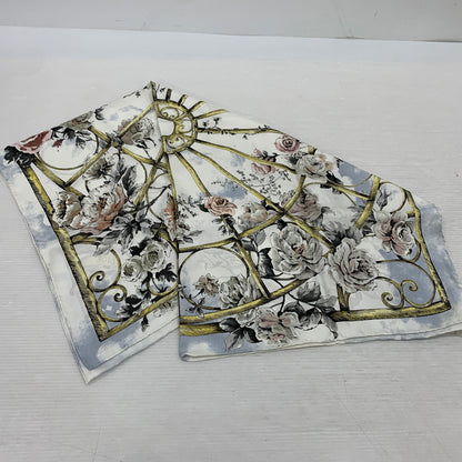 【中古品】【メンズ/レディース】 Christian Dior クリスチャン ディオール LARGE FORMAT SILK 31GRA090I613 ラージ シルク スカーフ アクセサリー 183-260709-ko-21-tei カラー：花柄 万代Net店
