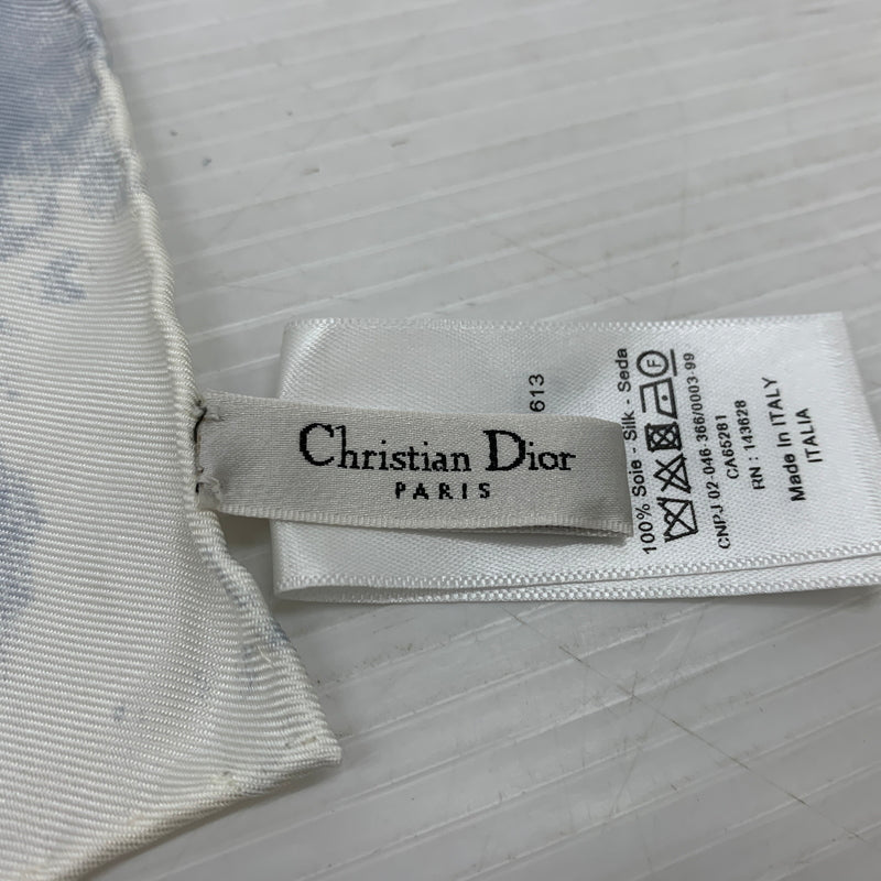 【中古品】【メンズ/レディース】 Christian Dior クリスチャン ディオール LARGE FORMAT SILK 31GRA090I613 ラージ シルク スカーフ アクセサリー 183-260709-ko-21-tei カラー：花柄 万代Net店