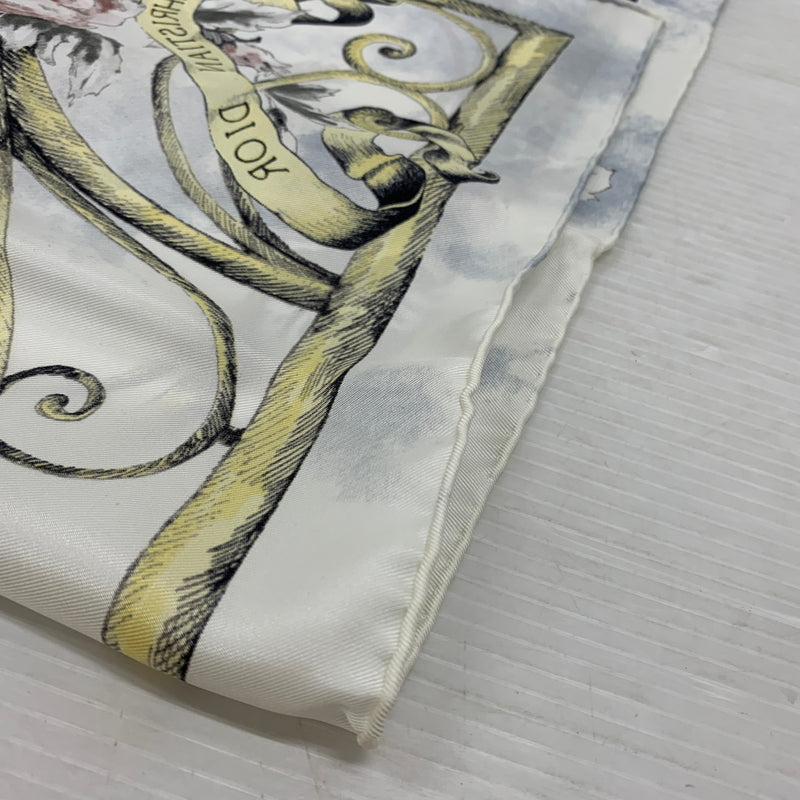 【中古品】【メンズ/レディース】 Christian Dior クリスチャン ディオール LARGE FORMAT SILK 31GRA090I613 ラージ シルク スカーフ アクセサリー 183-260709-ko-21-tei カラー：花柄 万代Net店