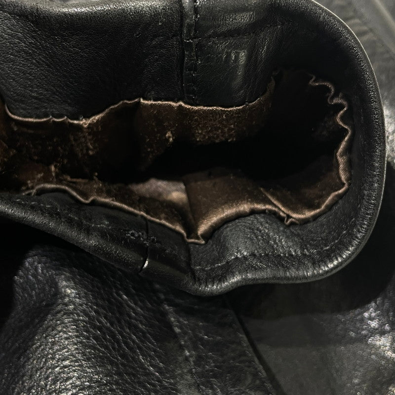 【中古品】【メンズ】 MOTO FIELD モト フィールド COWHIDE LEATHER RIDERS 牛革レザー ライダース ジャケット アウター 145-260701-sa-07-tei サイズ：LL カラー：ブラック 万代Net店