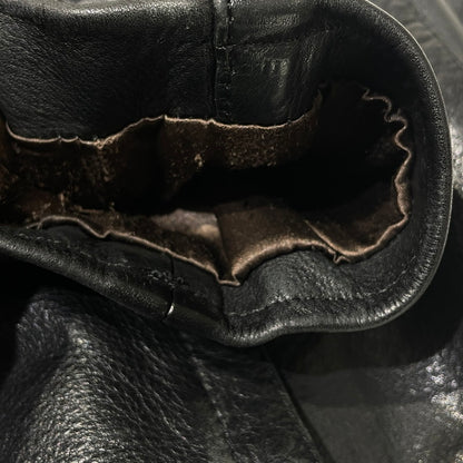 【中古品】【メンズ】 MOTO FIELD モト フィールド COWHIDE LEATHER RIDERS 牛革レザー ライダース ジャケット アウター 145-260701-sa-07-tei サイズ：LL カラー：ブラック 万代Net店