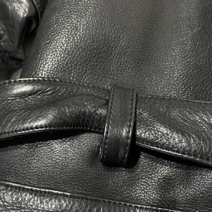 【中古品】【メンズ】 MOTO FIELD モト フィールド COWHIDE LEATHER RIDERS 牛革レザー ライダース ジャケット アウター 145-260701-sa-07-tei サイズ：LL カラー：ブラック 万代Net店