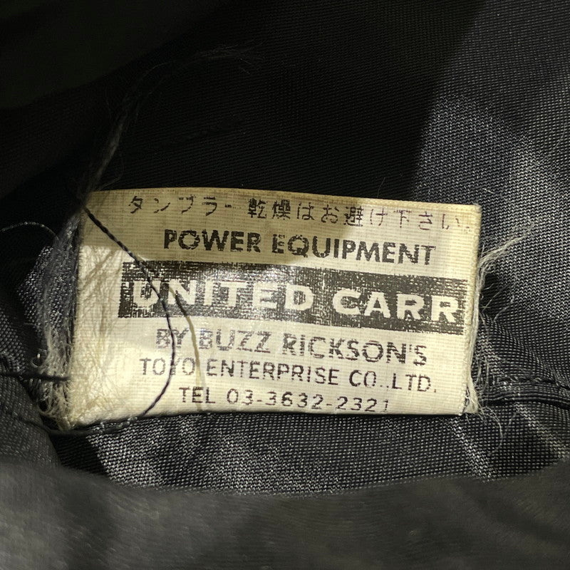 【中古品】【メンズ】 UNITED CARR ユナイテッド カー BY BUZZ RICKSON'S BOMBER MOUNTAIN UC10521 バイ バズリンクソンズ ボンバーマウンテン アウター 145-260701-sa-09-tei サイズ：S カラー：ブラック 万代Net店