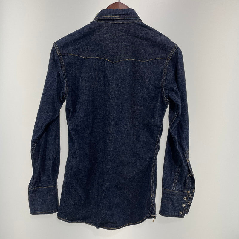 【中古品】【メンズ】 THE FLAT HEAD ザフラットヘッド デニムウエスタンシャツ 145-260818-nm-66-tei サイズ：34 万代Net店