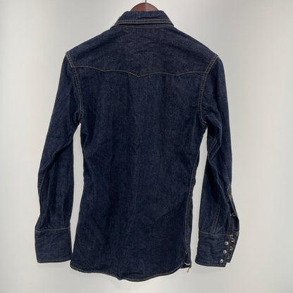 【中古品】【メンズ】 THE FLAT HEAD ザフラットヘッド デニムウエスタンシャツ 145-260818-nm-66-tei サイズ：34 万代Net店