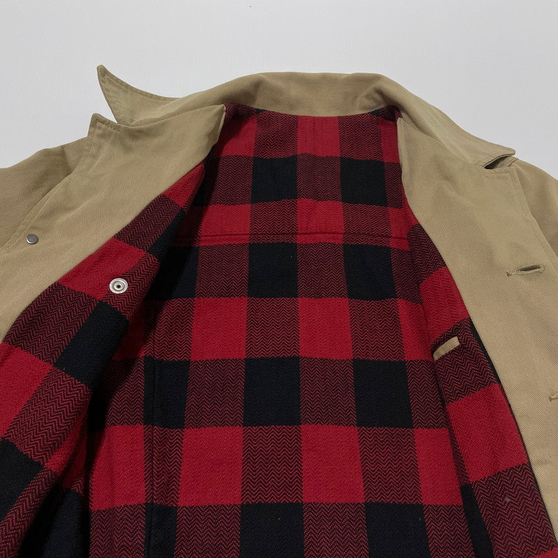 【中古品】【メンズ】 THE FLAT HEAD ザ フラット ヘッド HEAVY TWII JACKET LOT-HCJ-01W ヘビー ツイル ジャケット アウター 145-260701-sa-15-tei サイズ：36 カラー：ベージュ 万代Net店