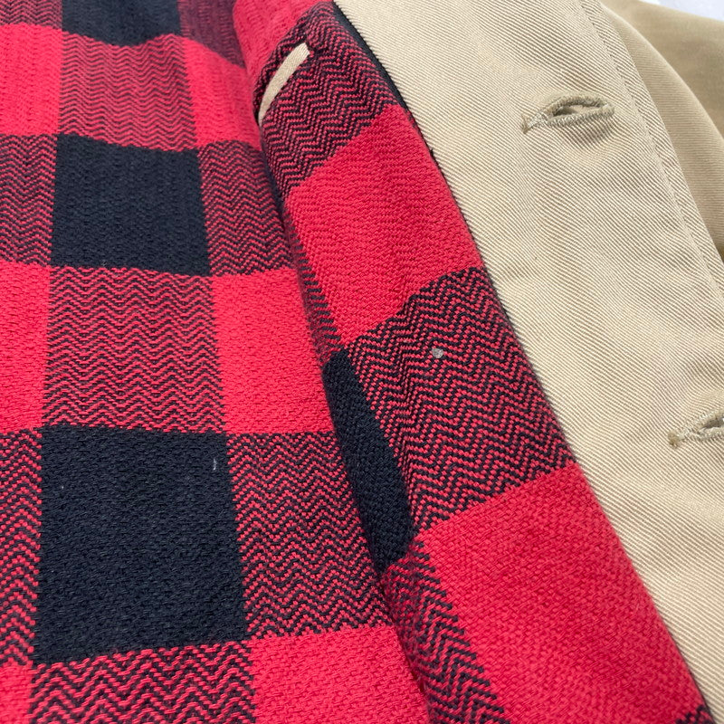 【中古品】【メンズ】 THE FLAT HEAD ザ フラット ヘッド HEAVY TWII JACKET LOT-HCJ-01W ヘビー ツイル ジャケット アウター 145-260701-sa-15-tei サイズ：36 カラー：ベージュ 万代Net店
