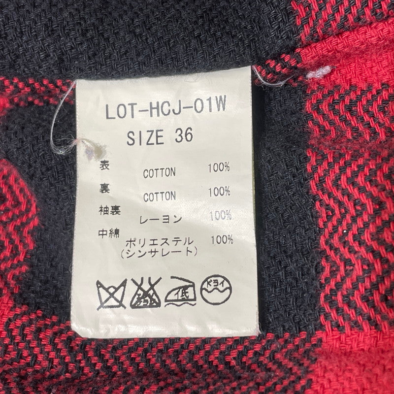 【中古品】【メンズ】 THE FLAT HEAD ザ フラット ヘッド HEAVY TWII JACKET LOT-HCJ-01W ヘビー ツイル ジャケット アウター 145-260701-sa-15-tei サイズ：36 カラー：ベージュ 万代Net店