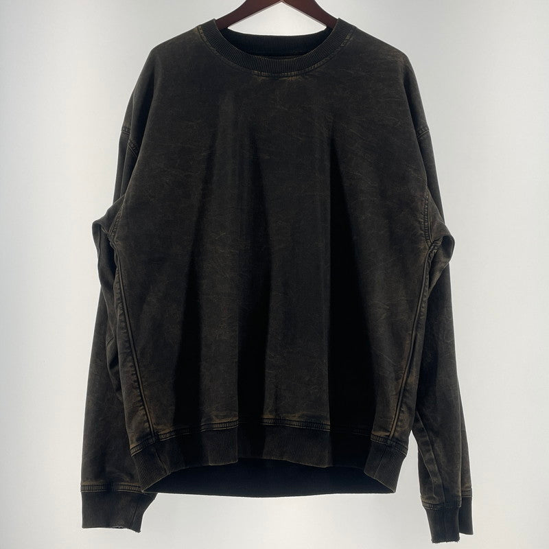 【中古品】【メンズ】 DIESEL D-KRIB ディーゼル ディー クリブ TRACK SWEAT - SHIRT トラック スウェット シャツ 長袖 トップス トレーナー 141-260701-sa-11-tei サイズ：L カラー：ブラウン 万代Net店