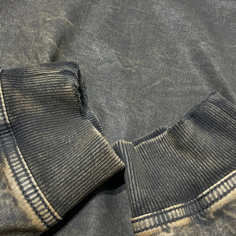 【中古品】【メンズ】 DIESEL D-KRIB ディーゼル ディー クリブ TRACK SWEAT - SHIRT トラック スウェット シャツ 長袖 トップス トレーナー 141-260701-sa-11-tei サイズ：L カラー：ブラウン 万代Net店