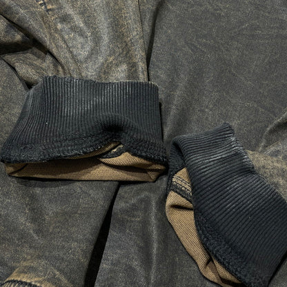 【中古品】【メンズ】 DIESEL D-KRIB ディーゼル ディー クリブ TRACK SWEAT - SHIRT トラック スウェット シャツ 長袖 トップス トレーナー 141-260701-sa-11-tei サイズ：L カラー：ブラウン 万代Net店