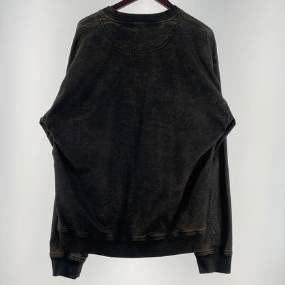 【中古品】【メンズ】 DIESEL D-KRIB ディーゼル ディー クリブ TRACK SWEAT - SHIRT トラック スウェット シャツ 長袖 トップス トレーナー 141-260701-sa-11-tei サイズ：L カラー：ブラウン 万代Net店