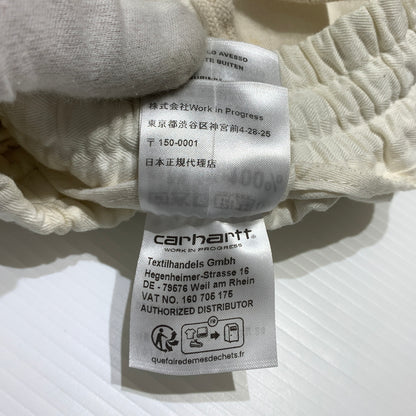 【現状渡し品】【メンズ】 Carhartt WIP カーハート ワークインプログレス RAINER SHORT I033133 レイナー ショーツ ボトムス ハーフパンツ ヘリンボーン 156-260701-ko-06-tei サイズ：M カラー：ホワイト 万代Net店